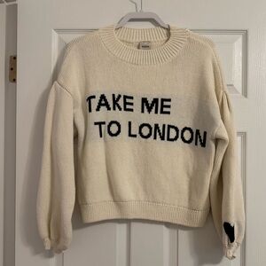 Maeve by Anthropologie - Take Me To London Crewneck Sweater